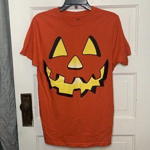 Way to Celebrate! Child Halloween Pumpkin Jack-O-Lantern T-Shirt Size S/CH 34-36